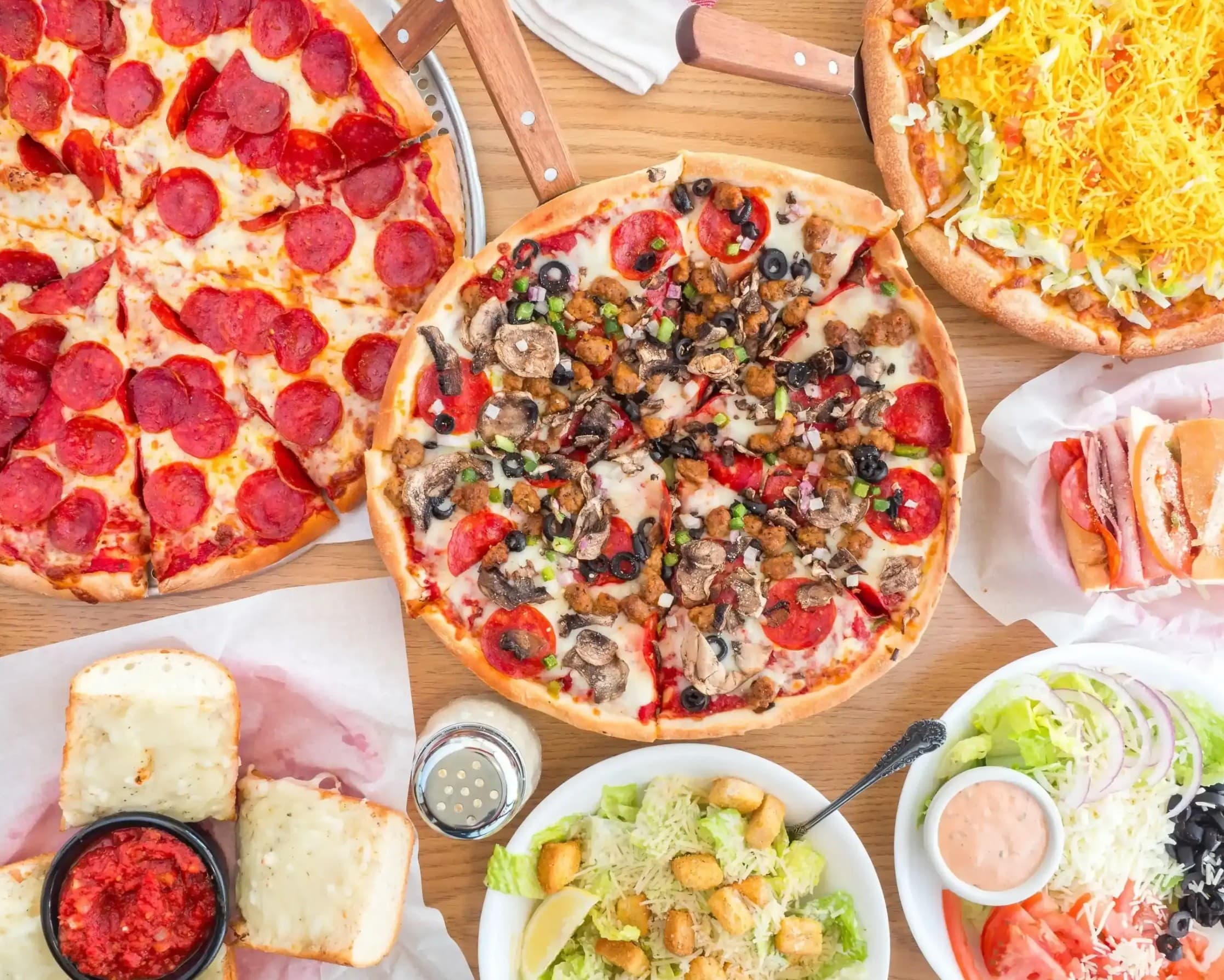 Restaurant hero background showcasing our signature dishes